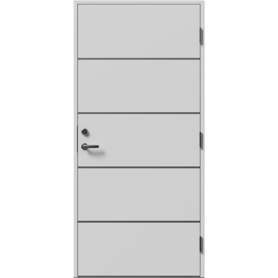 Ytterdør - store paneler