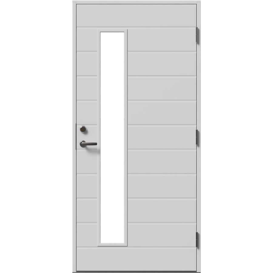 Ytterdør - horisontale lameller