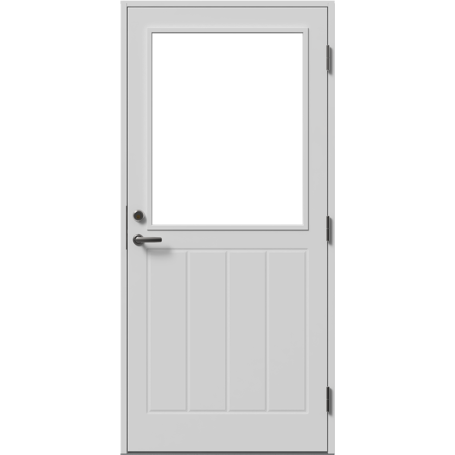Ytterdør - stor kvadrat med panel