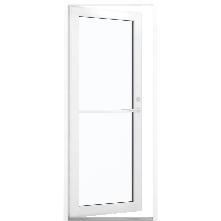 Ytterdør - 2 ruter - åben