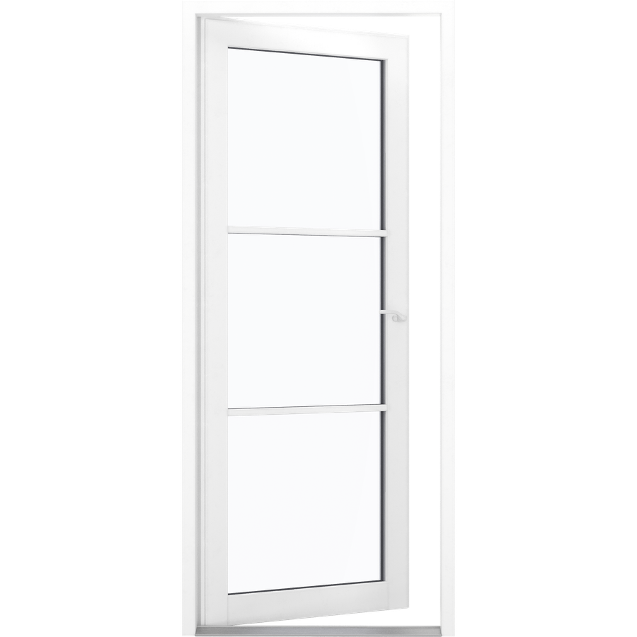 Verandadør - 3 ruter - åben